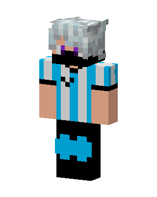 Argentina Jersey Boy skin, 3D preview