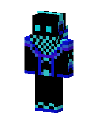 Neon Shadow Minecraft mob skin