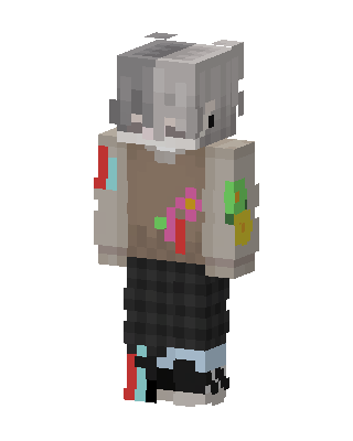 Flower Sweater skin, 3D preview