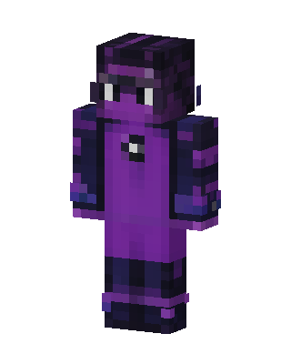 Purple Hero skin, 3D preview
