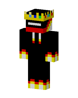 Black King Minecraft black skin
