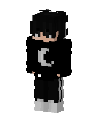 Moon Hoodie Boy Minecraft skin
