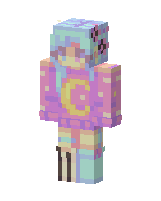 Pink Cutie Girl Minecraft pink skin