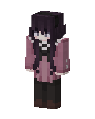 Mauve Goth Minecraft skin