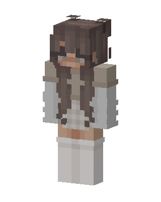 Cozy Bear Girl skin, 3D preview