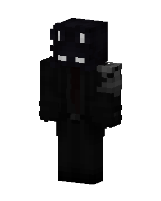 Black Player Boy skin, 3D preview