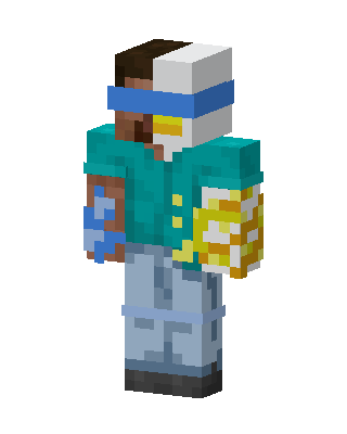 Split Face Racer skin, 3D preview