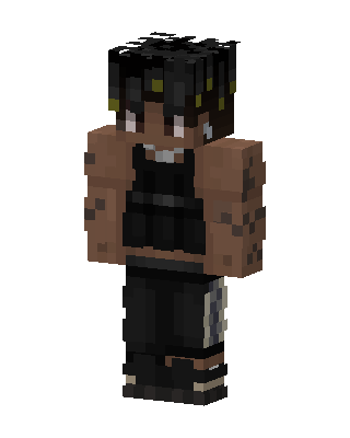 Dark Streetwear Fighter skin, 3D preview