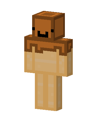 Flan Guy skin, 3D preview