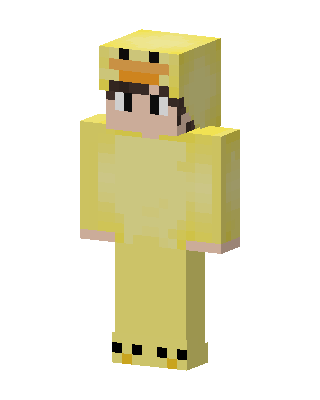 Duck Onesie skin, 3D preview