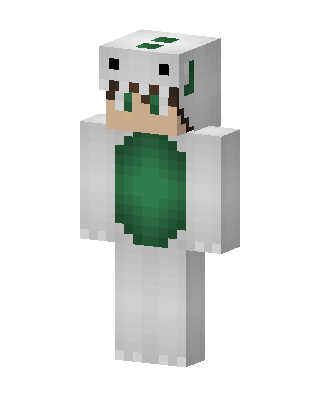 Dino Onesie skin, 3D preview
