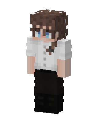 Curly Student skin, 3D preview
