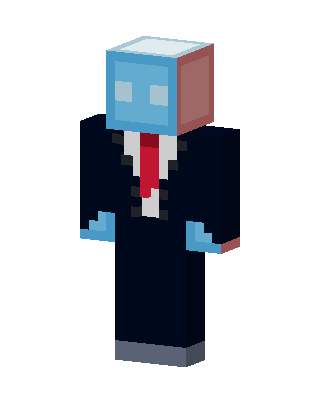 Slime Cube Suit skin, 3D preview