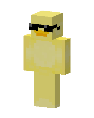 Cool Duck skin, 3D preview