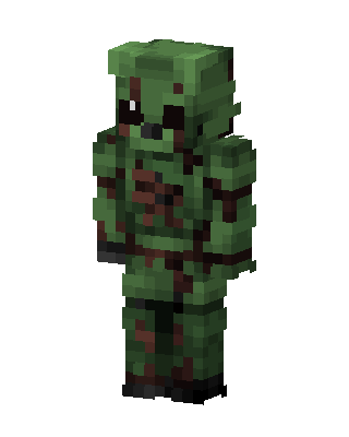 Green Soldier Boy skin, 3D preview