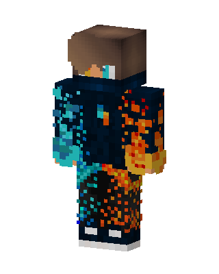 Black Player Boy skin, 3D preview