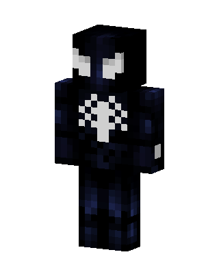 Black Suit Spider-Man Minecraft skin