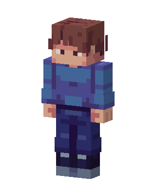 Blue Player Boy Minecraft blue skin