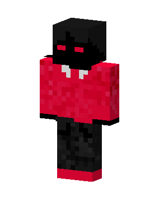 Red Villain Boy Minecraft skin