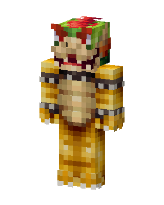 Bowser skin, 3D preview