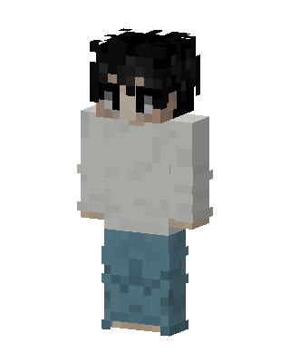 L Lawliet skin, 3D preview