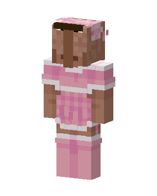 Pink Maid skin, 3D preview