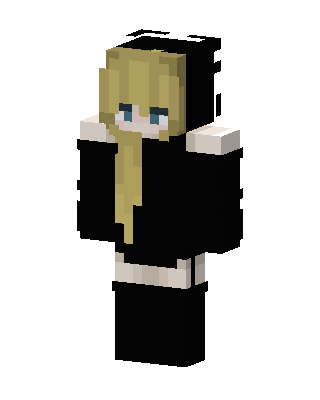 Black Hero Girl skin, 3D preview
