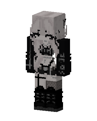 Grunge Goth Minecraft skin