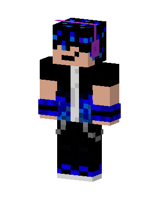 Black Emo Boy Minecraft goth skin