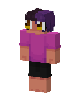 Pink Player Girl Minecraft pink skin