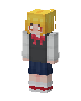 Rumia skin, 3D preview