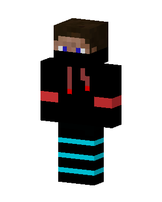 Black Player Boy skin, 3D preview