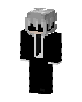 Black Villain Boy skin, 3D preview