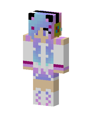 Pastel Headphones skin, 3D preview