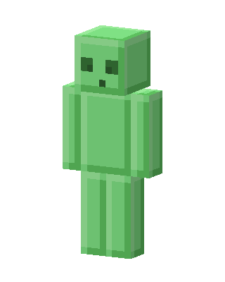 Slime Minecraft green skin