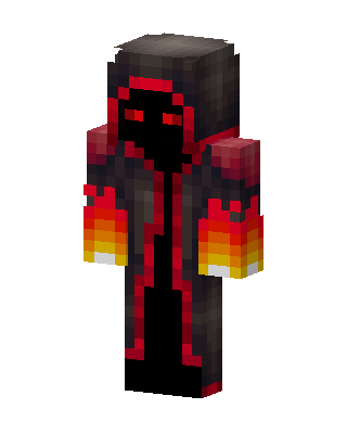 Black Villain Boy Minecraft demon skin