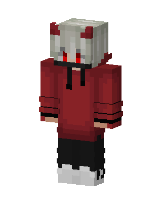 Crimson Demon Minecraft skin