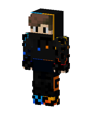 Neon Shadow Minecraft skin