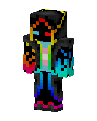 Black Player skin, 3D preview