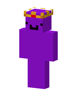 Purple King skin, 3D preview