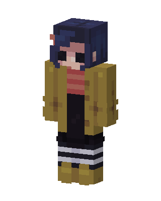 Coraline skin, 3D preview