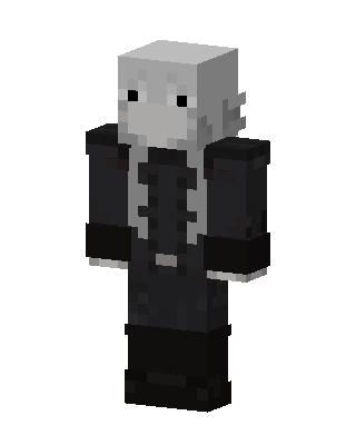 Black Hero Boy skin, 3D preview