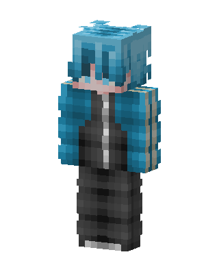 Blue Player skin, 3D preview