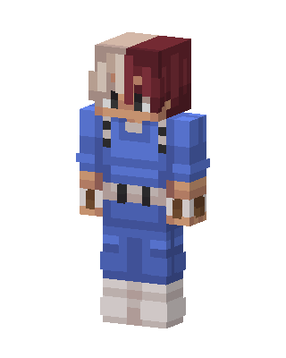 Blue Player Boy skin, 3D preview