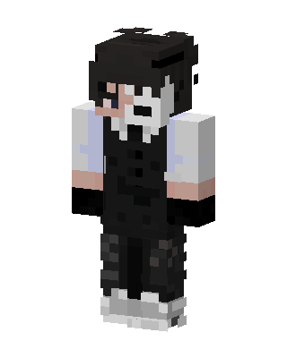 Black Suit Boy Minecraft goth skin