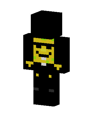 Golden Top Hat skin, 3D preview