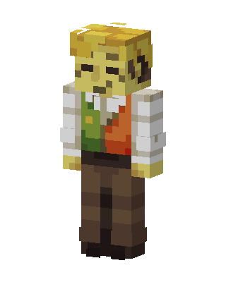 Pumpkin Scarecrow skin, 3D preview