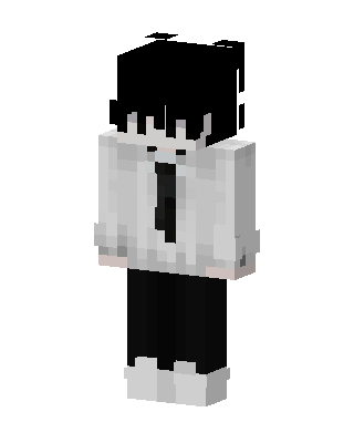 Monochrome Boy skin, 3D preview