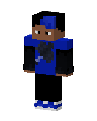 Blue Streak skin, 3D preview