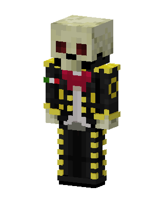 Black Skeleton Boy Minecraft skin